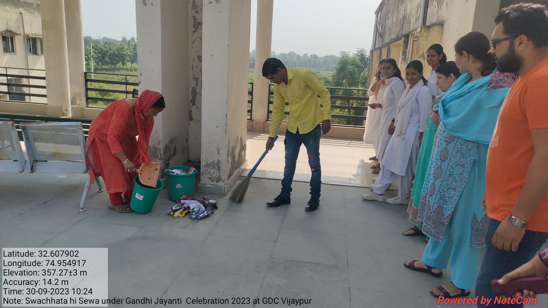 GDC Vijaypur observed Cleaniness Drive:Swachhta hi Sewa'  under the banner of Gandhi Jayanti Celebration 2023 on 30-09-2023.