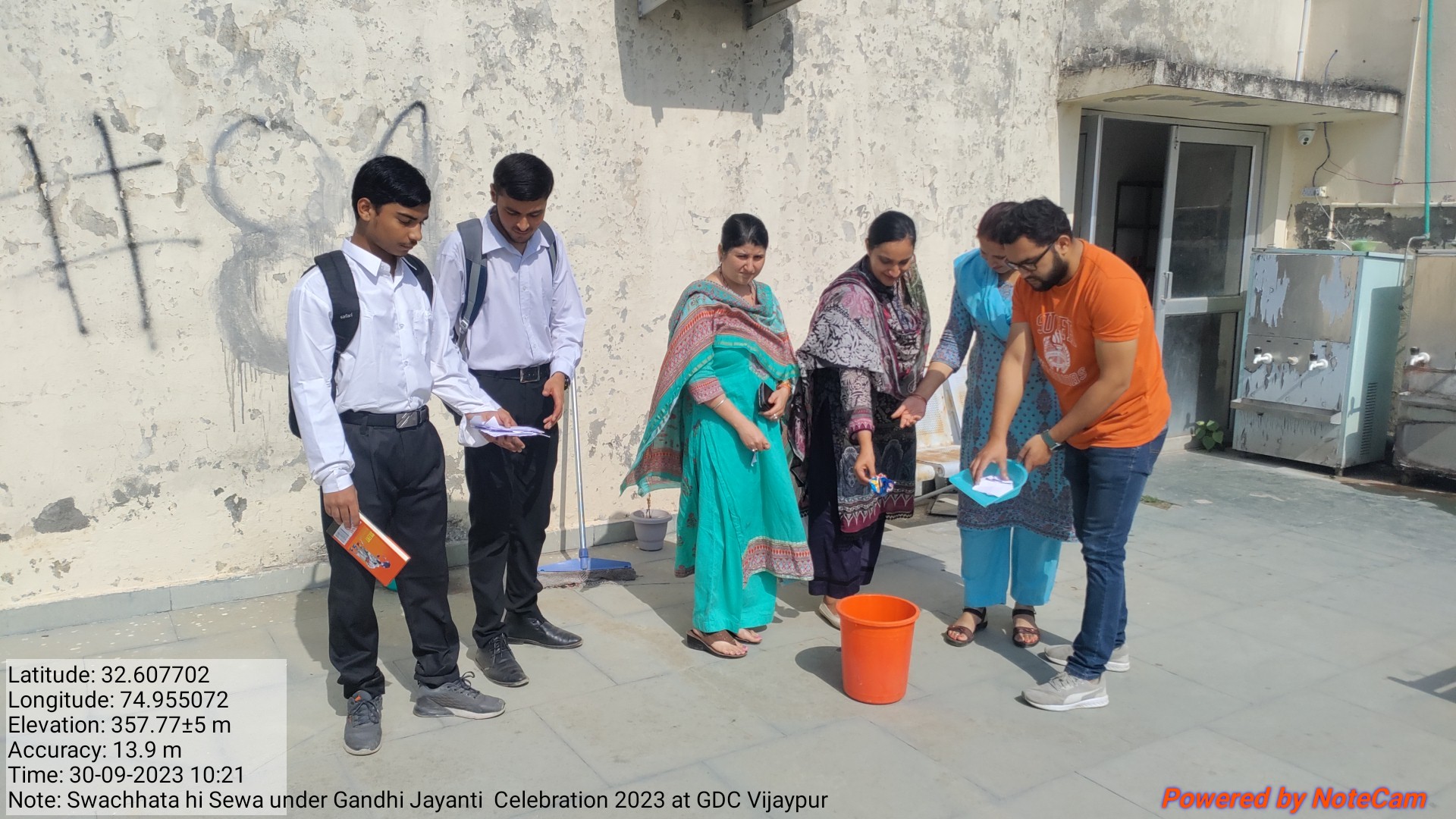 GDC Vijaypur observed Cleaniness Drive:Swachhta hi Sewa'  under the banner of Gandhi Jayanti Celebration 2023 on 30-09-2023.