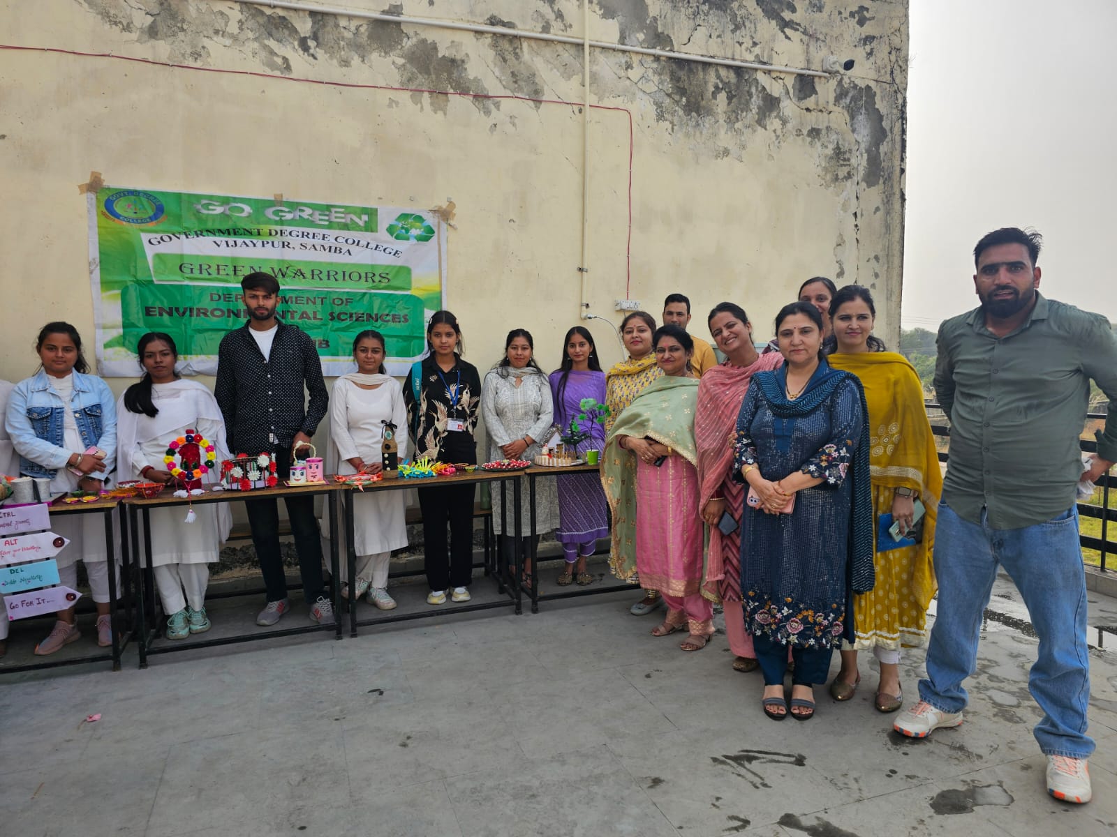 ECO CLUB OF GDC VIJAYPUR CELEBRATES SWACHH DIWALI 