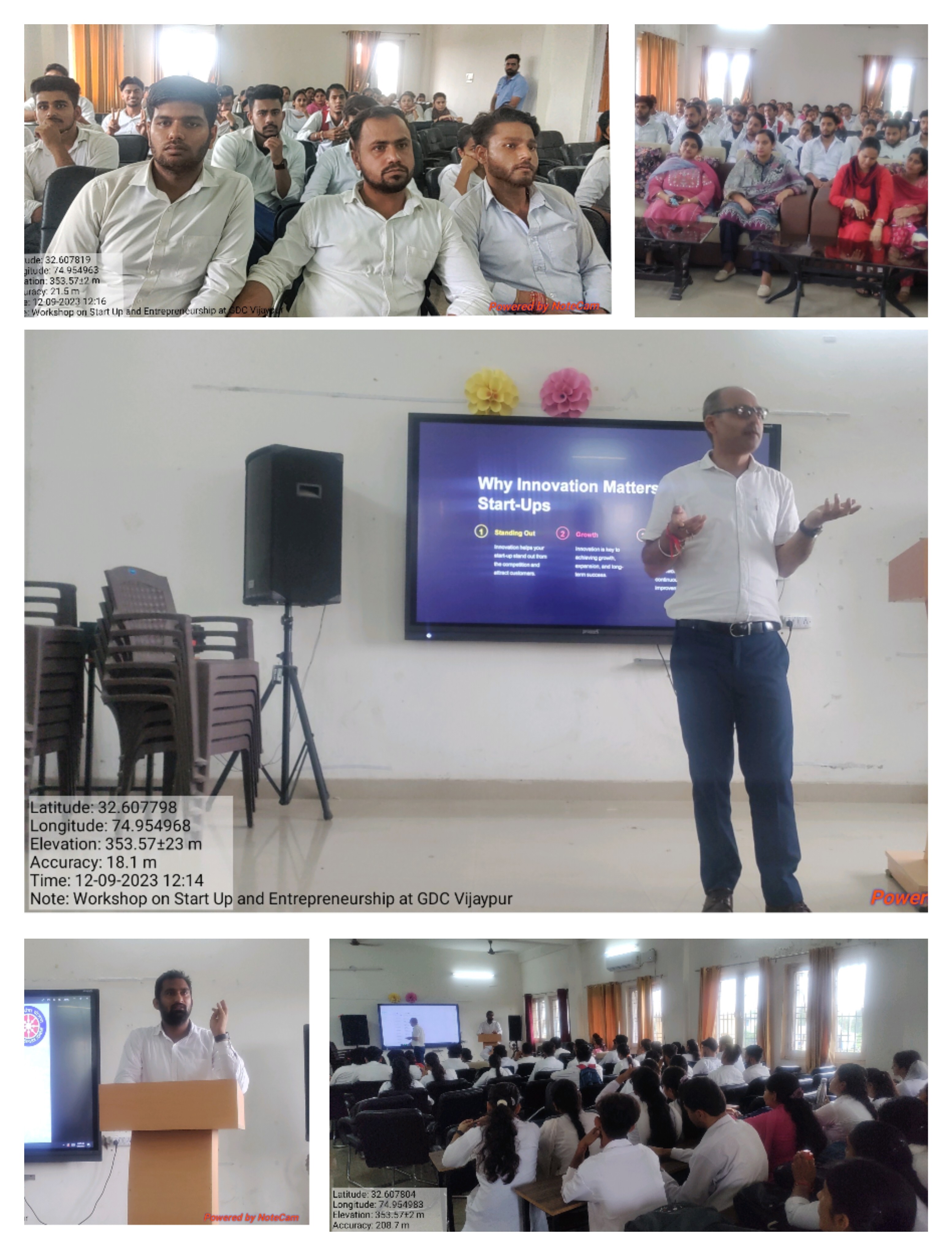 GDC Vijaypur organized a Day-Long Workshop on Startup and Entrepreneurship.