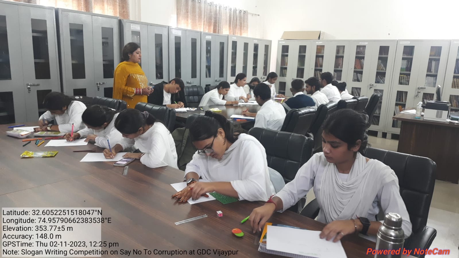 GDC Vijaypur organizes Slogan-Writing Competition to commemorate Vigilance Awareness Week