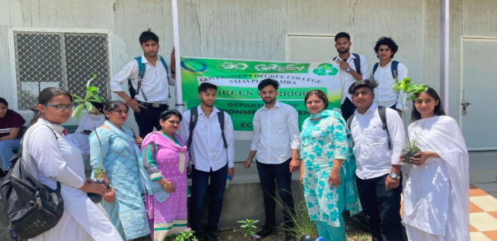 Plantation Drive at GDC Vijaypur under Mission-LIFE and G20